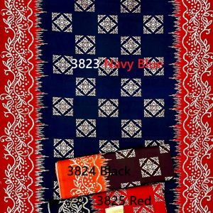 Pure Cotton Maroon Indonesian Jaipuri Hand Block Printed
