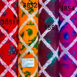 Cotton Red Procian Batik Rajasthan Bhandhani Marble Print