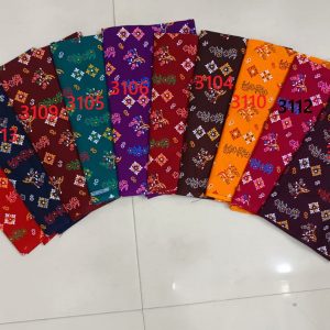 Black Meadow Bloom Cotton Print