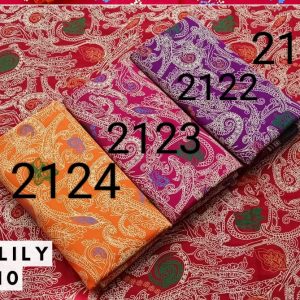 Yellow Superlily Royal Paisley Print