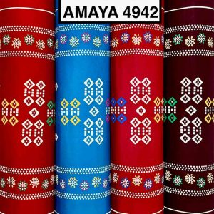 Sky Blue Jaishal Amaya Ethnic Print Cotton