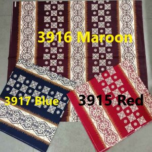 Blue Royal Patola Striped Print