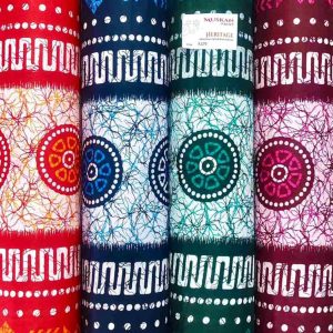 Blue Muskan Heritage Batik Print