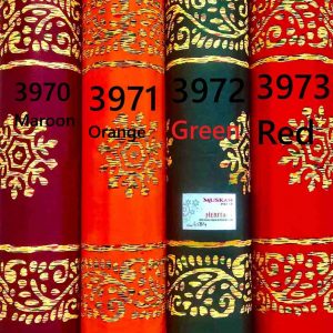 Red Heritage Gold Batik Print