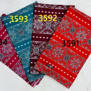 Sky Blue Traditional Ajrakh Print