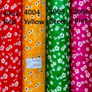Yellow Muskaan Heritage Bloom Cotton Print