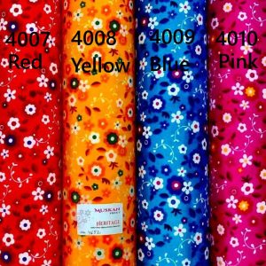 Yellow Muskaan Heritage Bloom Cotton Print