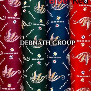Green Bandhani Print Cotton Fabric