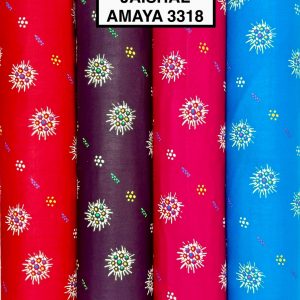 Yellow Amaya Bandhani Dot Print Cotton Fabric
