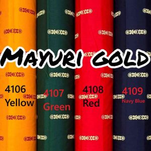 Yellow Rajwadi Round Neck Front Button Waist Belt Full Sleeve Nighty